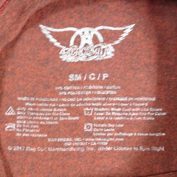 Aerosmith Rust Athletic T-Shirt Small - Picture 4 of 4